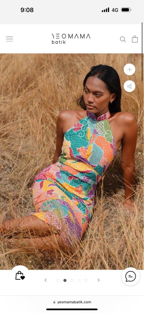 yeomamabatik MINGZHU BATIK CHEONGSAM DRESS COLOURPOP