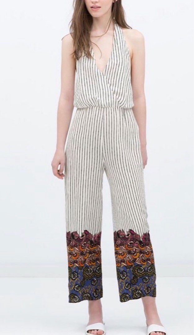 Zara Backless Jumpsuit on Carousell