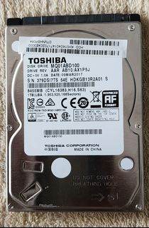 1 Terebyte 2.5 Toshiba Sata Disk