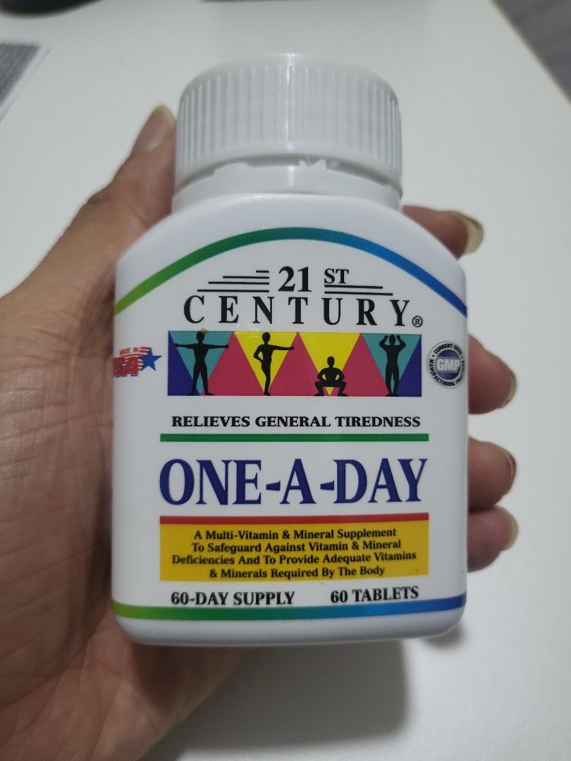 21st Century One-A-Day Multi-Vitamin (60 tablets), Health & Nutrition ...