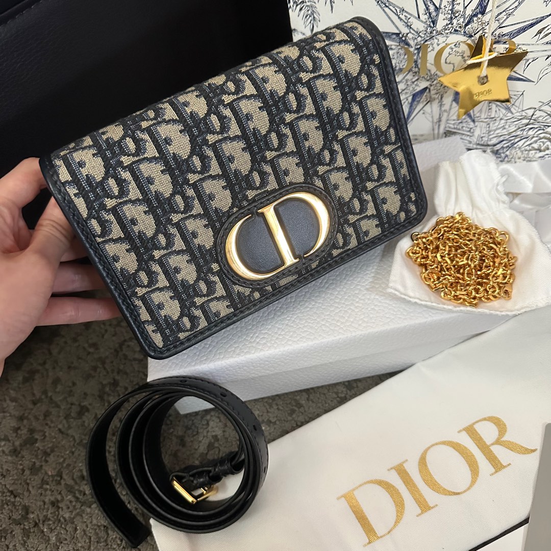 Dior 30 Montaigne Nano Pouch, Luxury, Bags & Wallets on Carousell