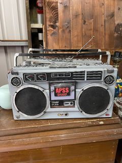 仿舊 擬真 復古 鐵皮 收音機