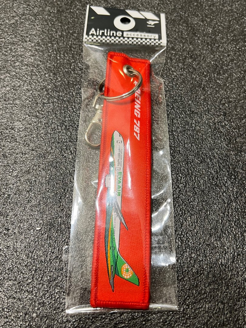 [全新] 長榮航空 EVA AIR 波音 B787 飛機 鎖匙扣 Boeing 787 B7879 Remove Before Flight