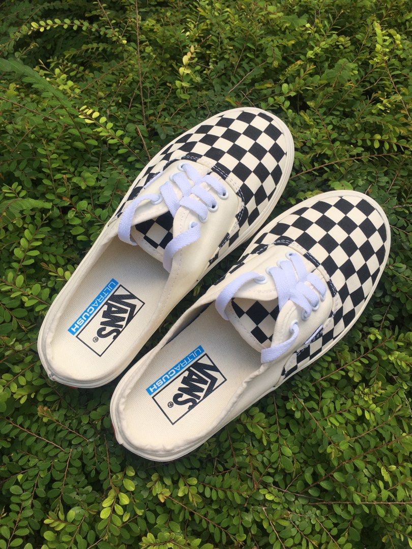 Checkerboard shop vans ladies
