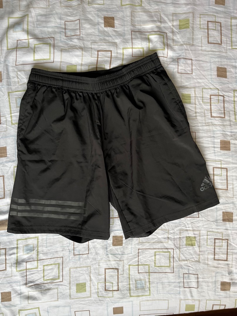 ADIDAS climacool black running shorts, Men's Fashion, Activewear on