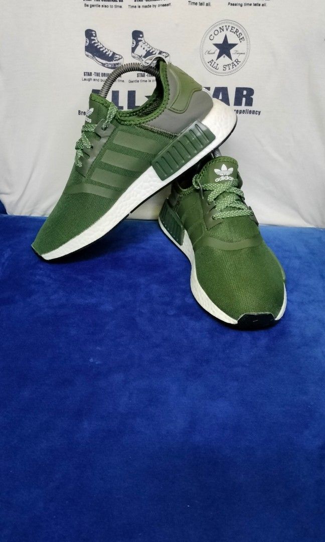 adidas NMD green Men s Fashion Footwear Sneakers on Carousell