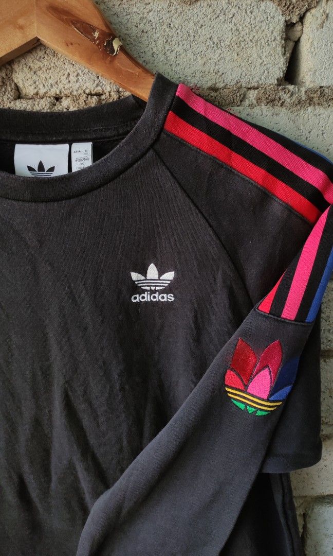 Adidas rainbow on sale sweatshirt