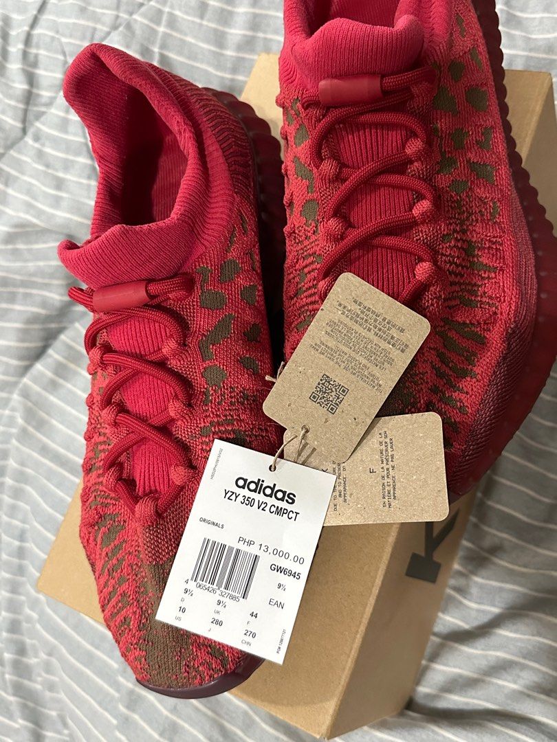 Adidas Yeezy 350 V2 CMPCT SLATE RED