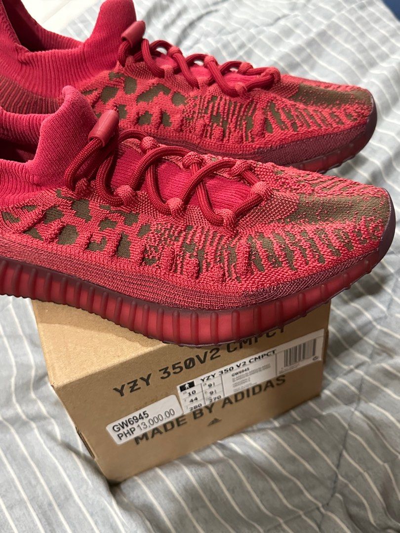 Adidas yeezy 44 on sale red