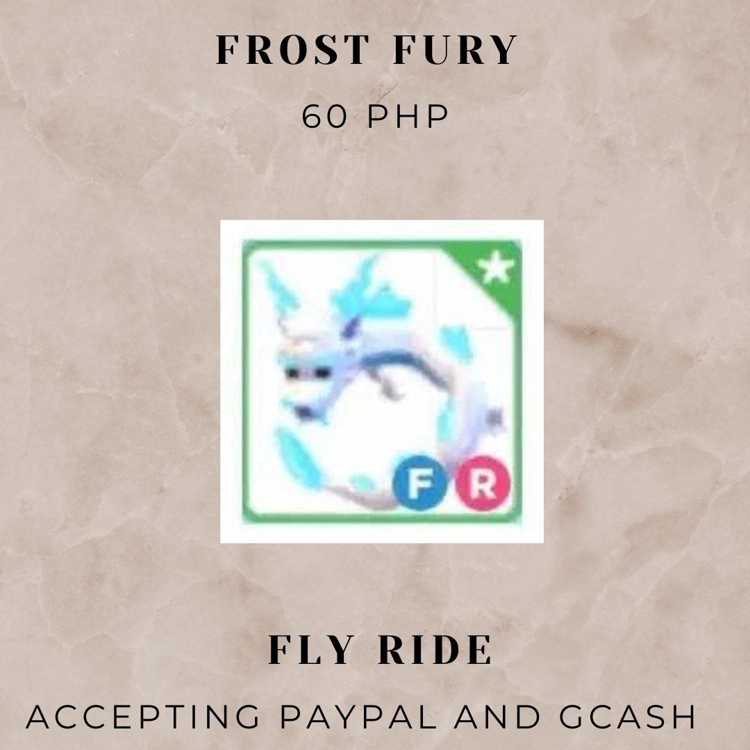 Adopt Me Pets Frost Fury on Carousell