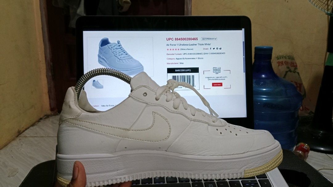 Air force 1 cheap ultraforce leather triple white