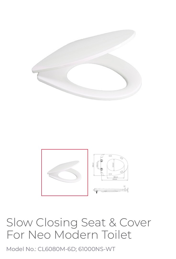 American Standard Toilet Seat and Cover, Furniture & Home Living