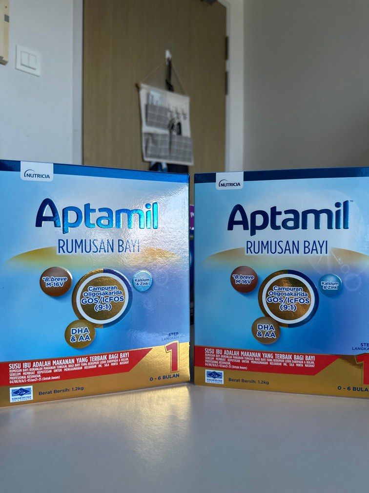 (1.2kg x2 boxes) Aptamil Step 1 Infant Formula, Babies & Kids, Nursing