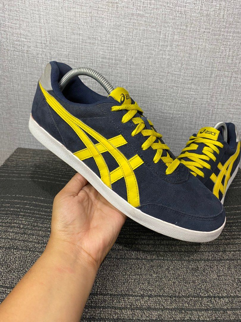 asics suede trainers