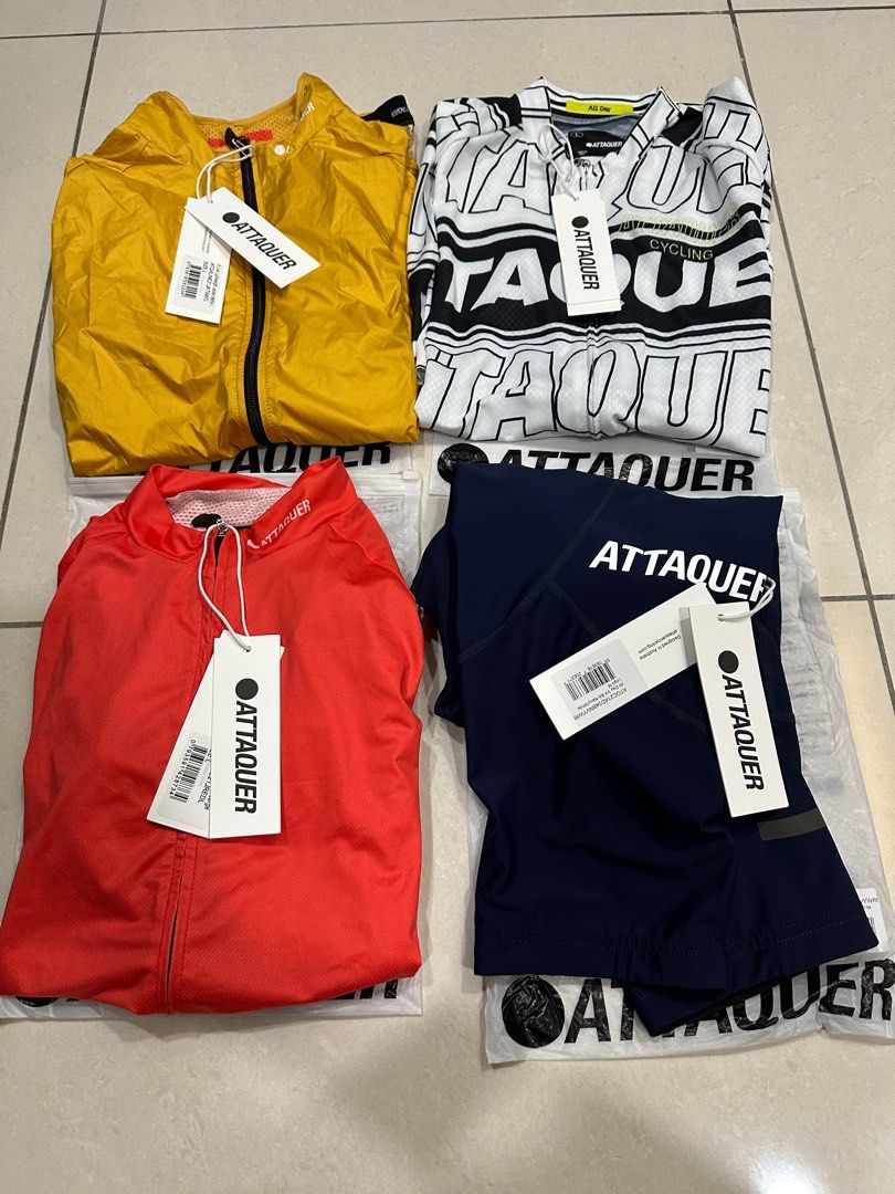 Attaquer rapha bib jersey (Category: Activewear) located in Kuala Lumpur. Submitted by dobilayandiri (Listing ID 1237149328, Image 2). Description: All Day Stripe Type Jersey Black/White Condition 9.8/10 Size L Rm320 A-Line 21 Lightweight Jacket Wattle Size L RM380 All Day 3/4 Bib Navy/White Condition 9/10 Size M 550 A-Line Jersey Red Condition 9.5/10 Size L 300 Rapha Core Bib Shorts navy Condition 9/10 Size M 400 #rapha #maap #attaquer.
