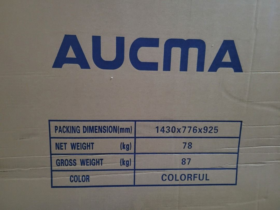 Aucma SD-435 Commercial Chest Freezer Sliding Glass Door Poultry ...