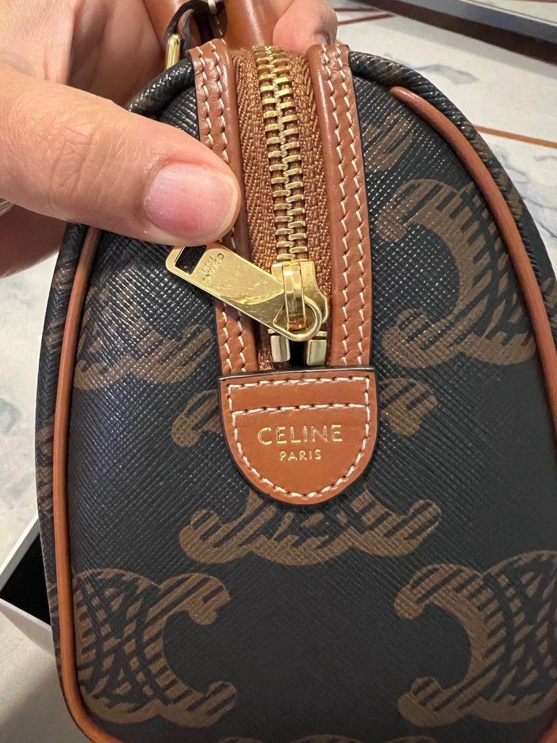 Authentic Celine Mini Boston Bag, Luxury, Bags & Wallets on Carousell