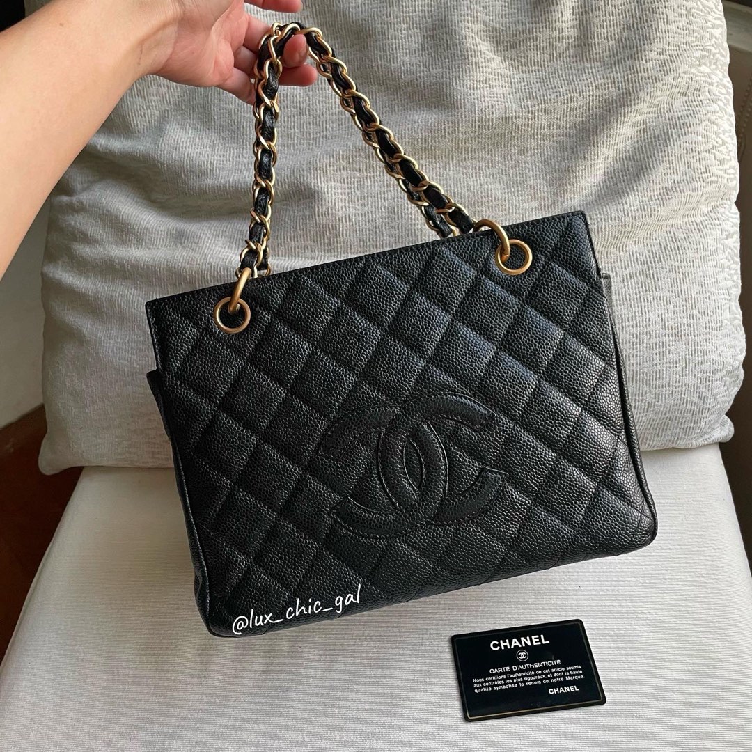 authentic chanel tote