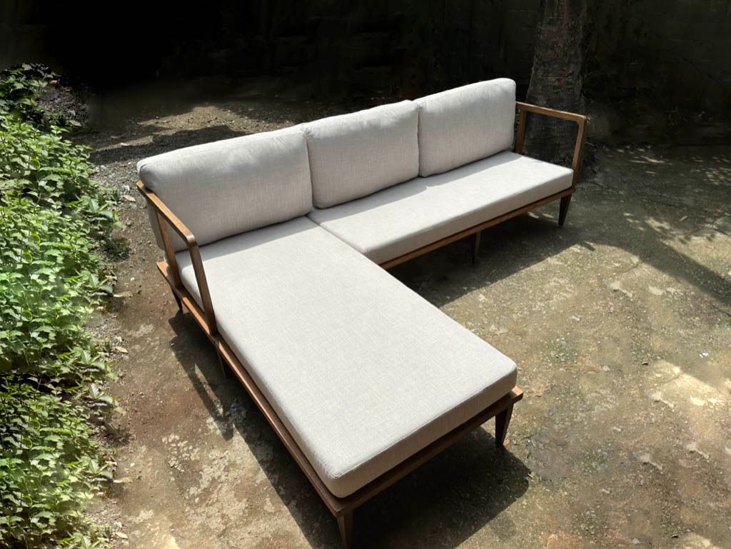 Authentic Daybed Lounge Sofa (Category: Sofas) located in Pasig City. Submitted by holzph (Listing ID 1237080907, Image 2). Description: Actual sofa set custom built posted. 🙌✨ Say hello to our custom Scandinavian-style sofa, designed to add a touch of elegance and relaxation to your living space. 🏡 During the day, it serves as a stylish sofa where you can comfortably entertain guests or enjoy a cup of coffee while admiring the beauty of its cr