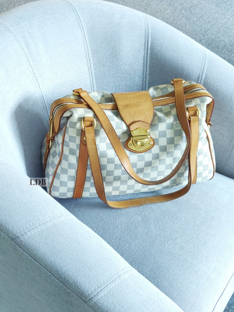 LOUIS VUITTON Stresa PM Shoulder Bag Damier Azur canvas, Luxury, Bags &  Wallets on Carousell