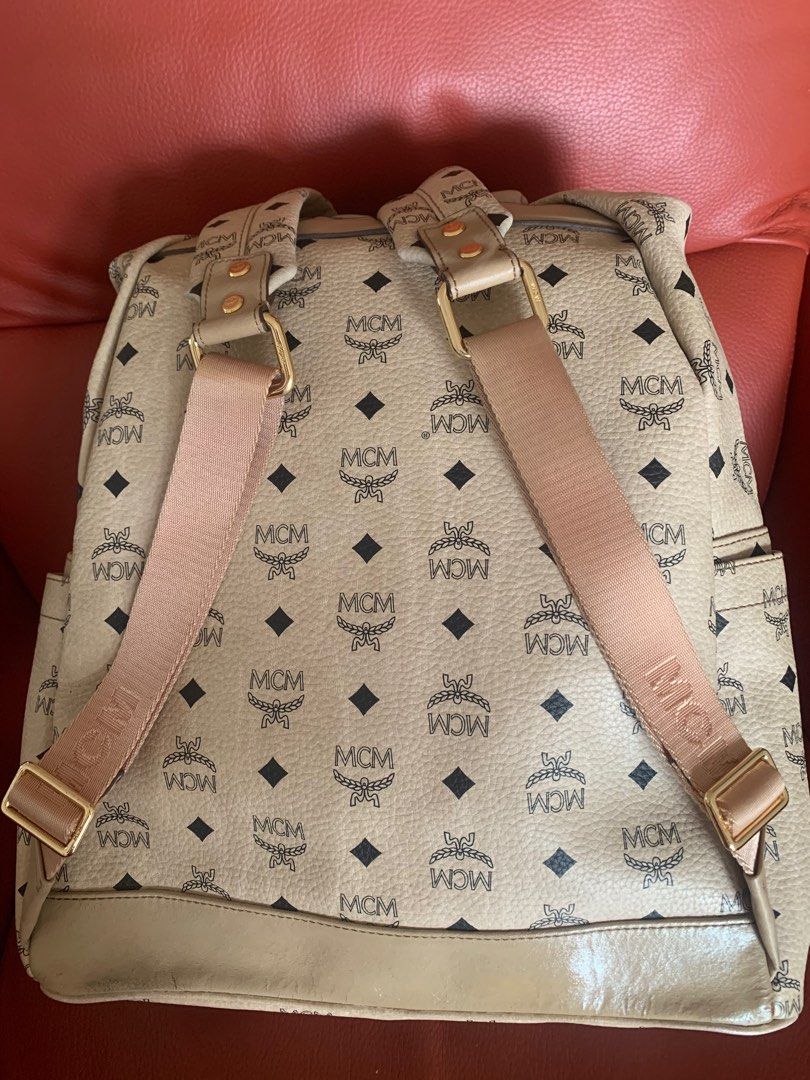 Authentic MCM Backpack, Women's Fashion, Bags & Wallets, Backpacks on