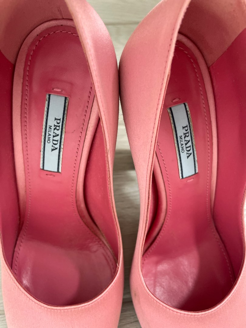Pink hotsell prada heels