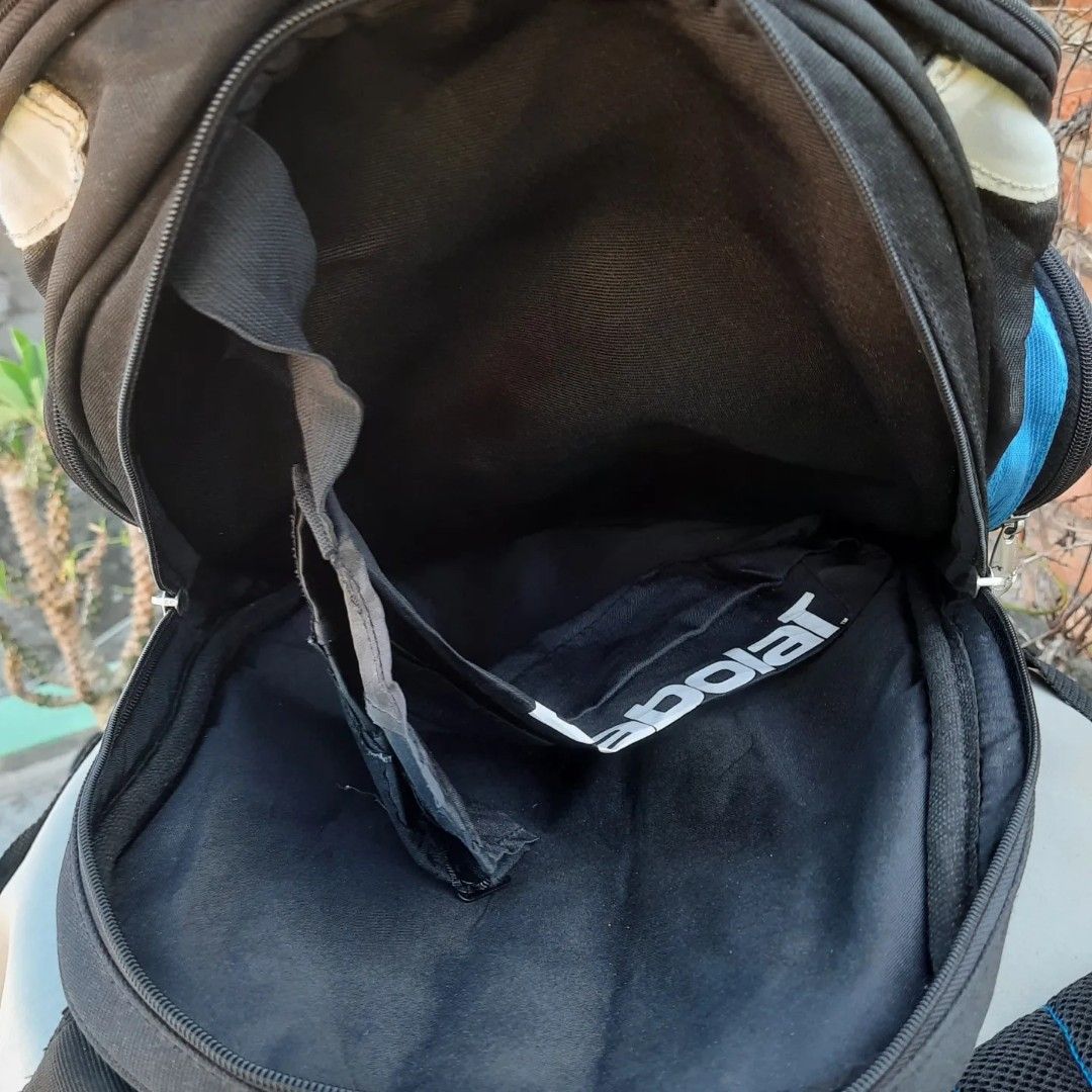 Babolat team tennis backpack, Fesyen Pria, Tas & Dompet , Ransel di