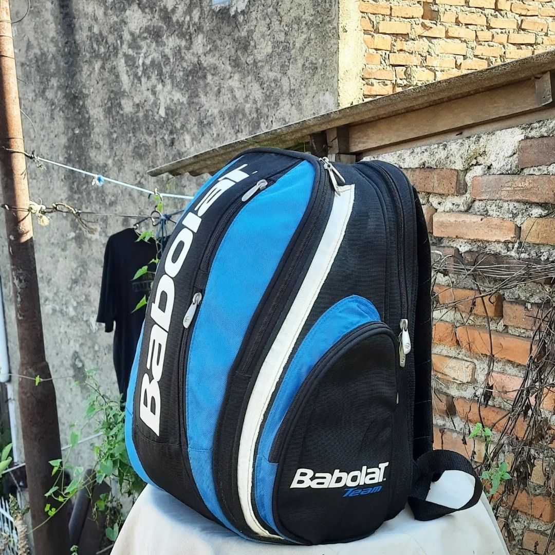 Babolat team tennis backpack, Fesyen Pria, Tas & Dompet , Ransel di