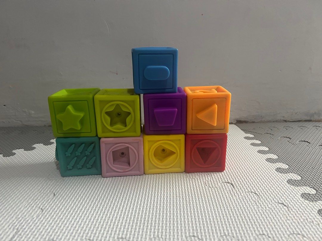 Baby Toys Soft Blocks (Category: Infant Playtime) located in Quezon City. Submitted by wonderrv18 (Listing ID 1237078471, Image 1). Description: Needs cleaning.