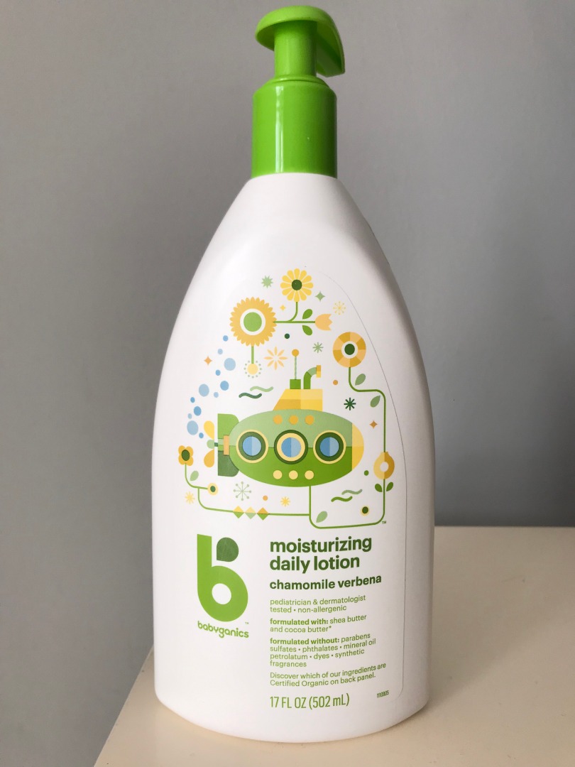 Babyganics moisturizing daily hotsell lotion chamomile verbena