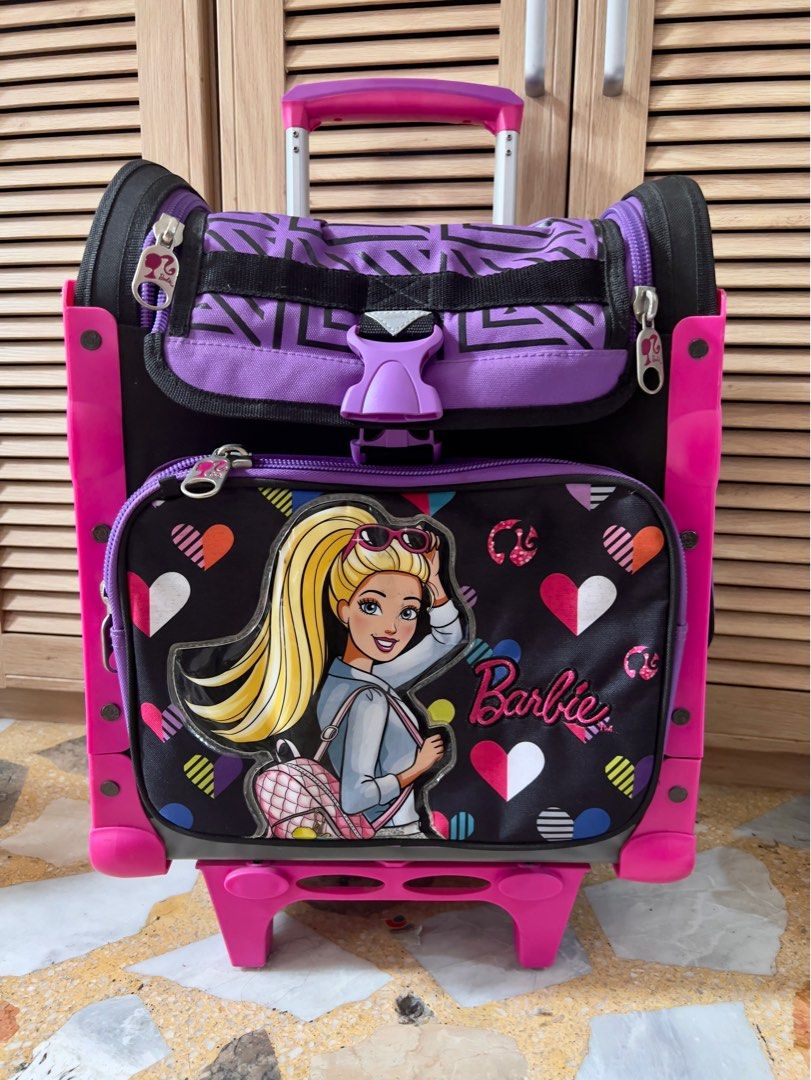 Buy Swarn Products Stylish Polycarbonate Rainbow Unicorn Barbie Printed  Pattern Suitcase & Extra Light Weight Kids Trolley Bag (Combo Pack 2) at  Amazon.in