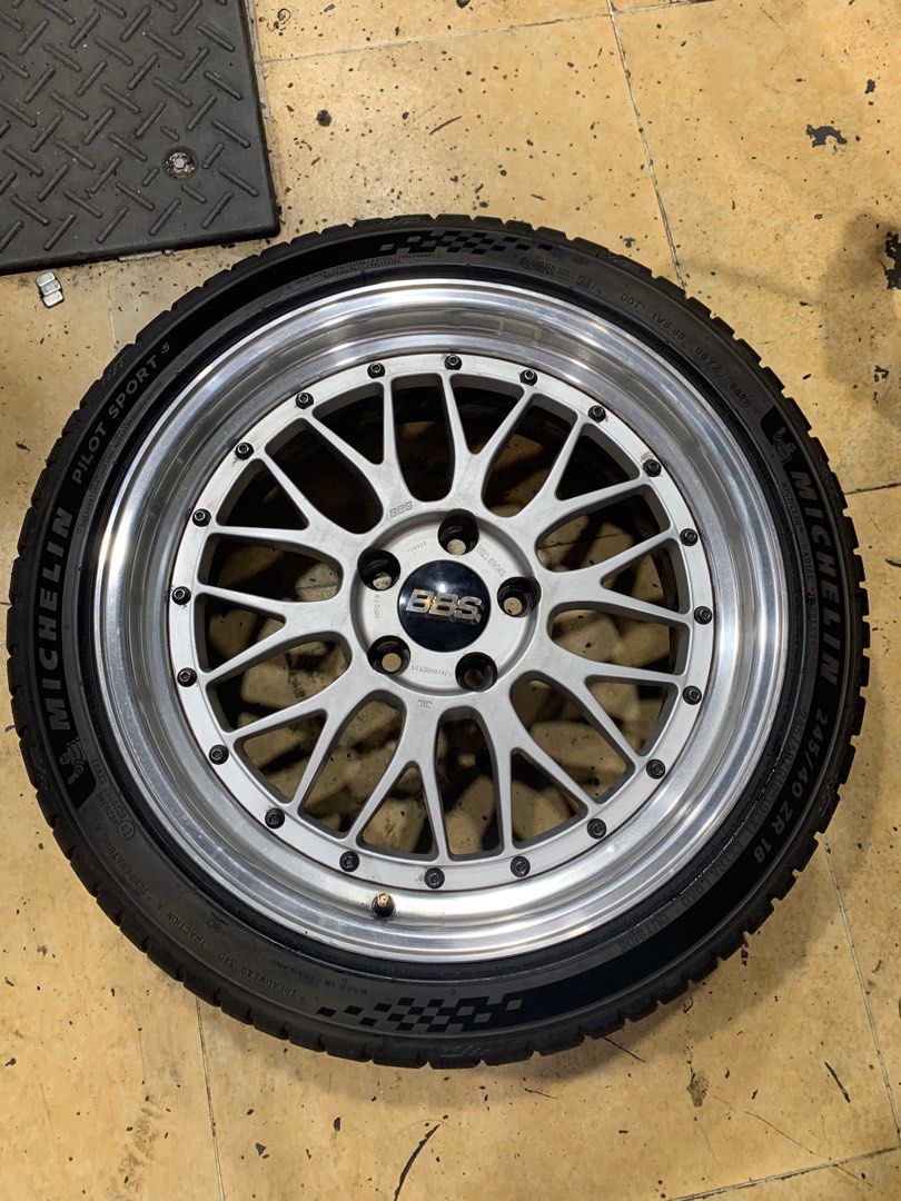 BBS LM 5x114.3 18 吋9j et35 & 8j et35 連michelin PS5 alphard 