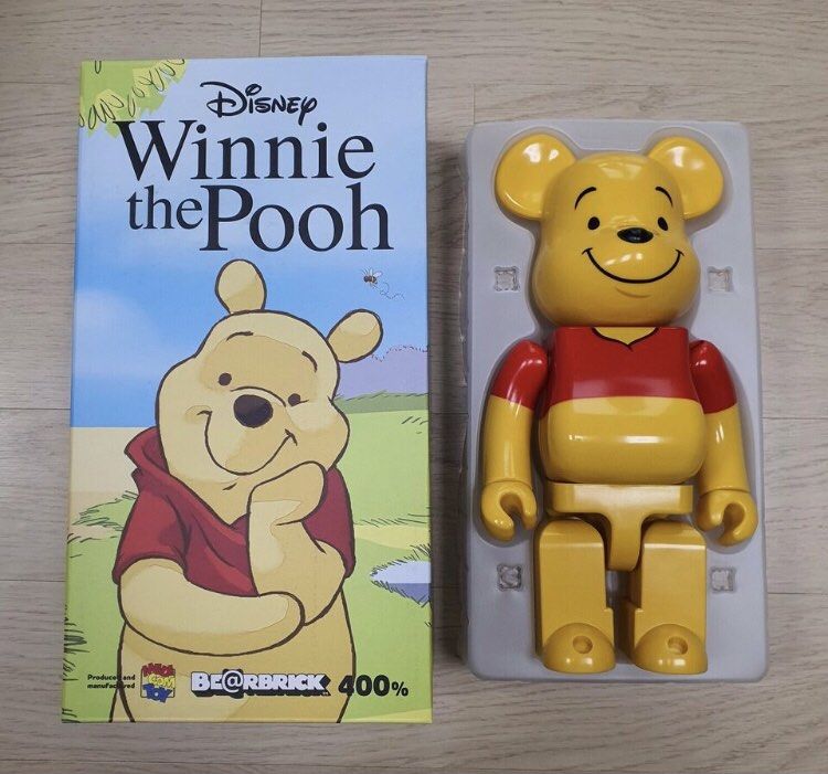 Bearbrick 2014 Disney 400% Winnie The Pooh, Hobbies & Toys, Toys ...