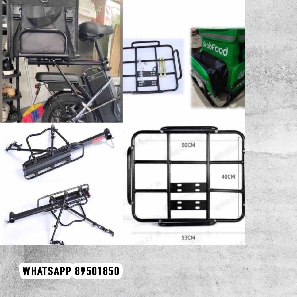 Bicycle Metal Rack Base Plate Fixie Eco Drive Zebra JiMove MC Mido ...