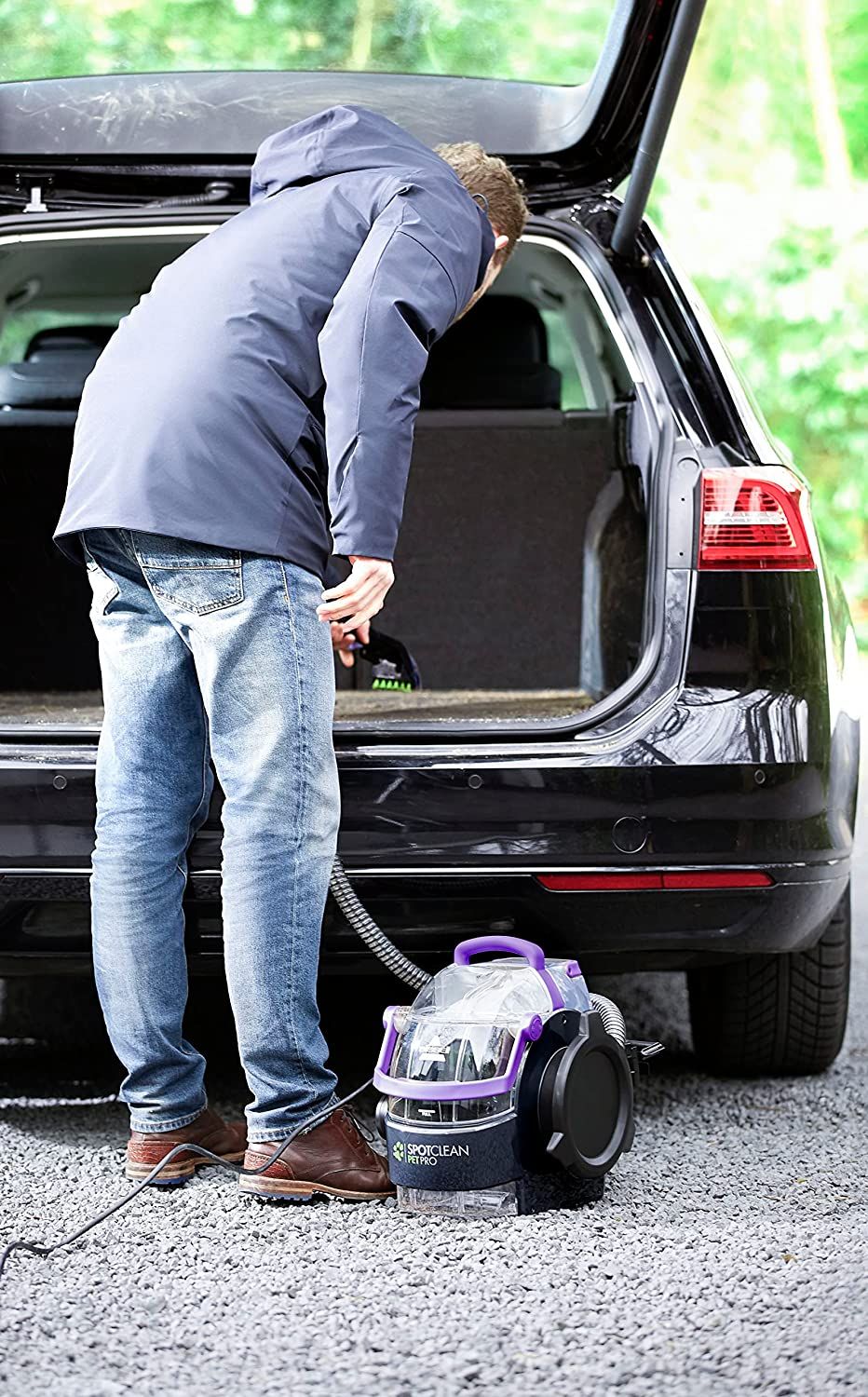 BISSELL SpotClean Pet Pro 750W Portable Carpet Cleaner Removes