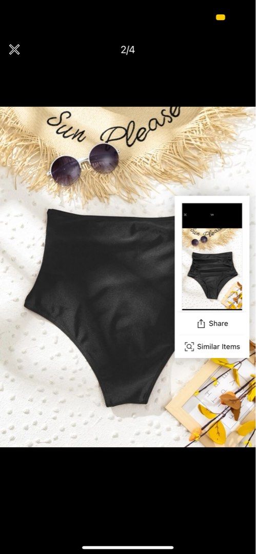 black bikini bottoms primark