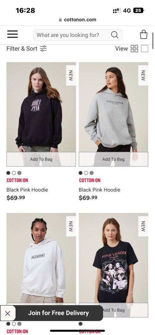 blackpink x cotton on collaboration, Hobbies & Toys, Memorabilia