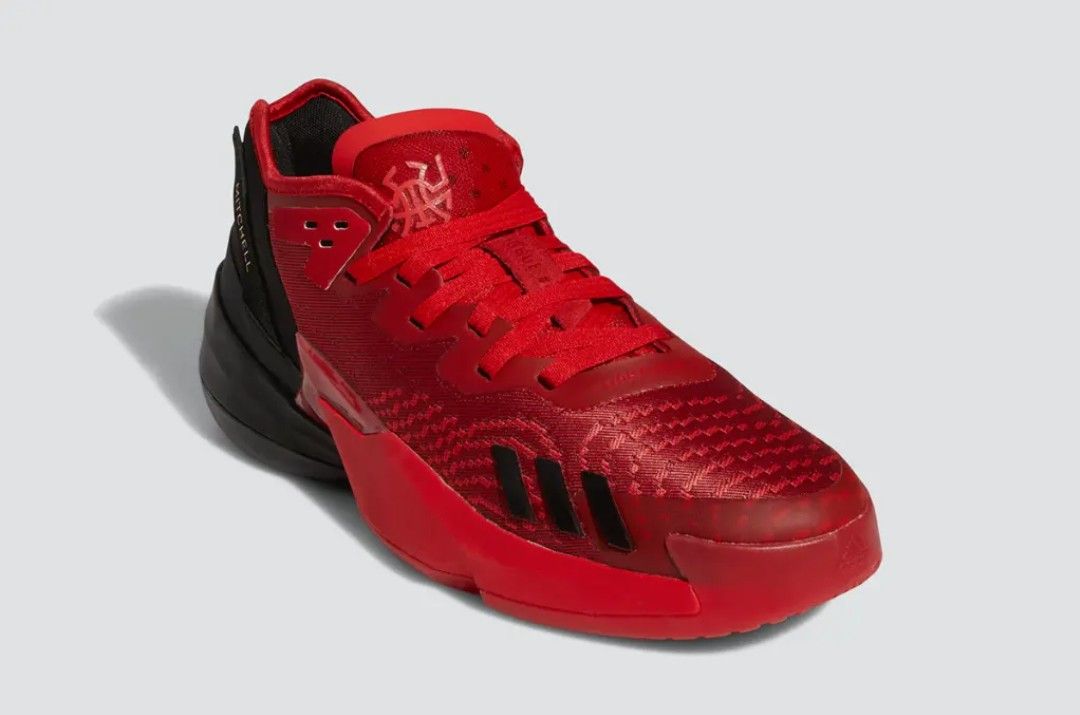BNIB Adidas D.O.N. Issue 4 J Donovan Mitchell Red Sport Basketball Sneakers