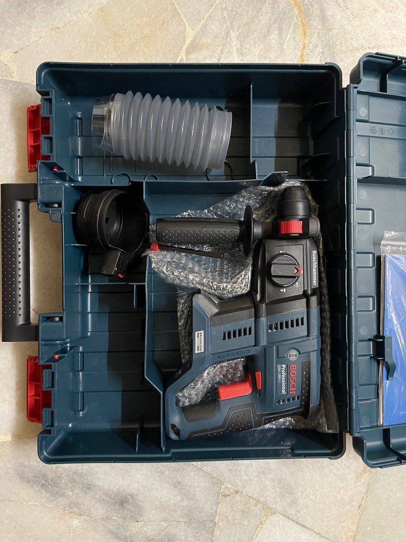 BOSCH rotary hammer drill cordless GBH 180 18v SOLO unit TV
