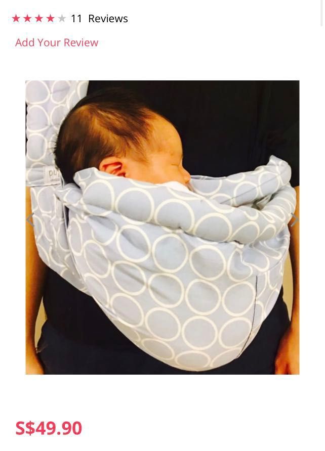 Brand new with packaging adjustable baby sling, Babies & Kids, Going