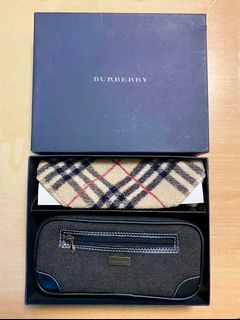 BURBERRY BOX SET 毛巾+化妝袋禮盒裝