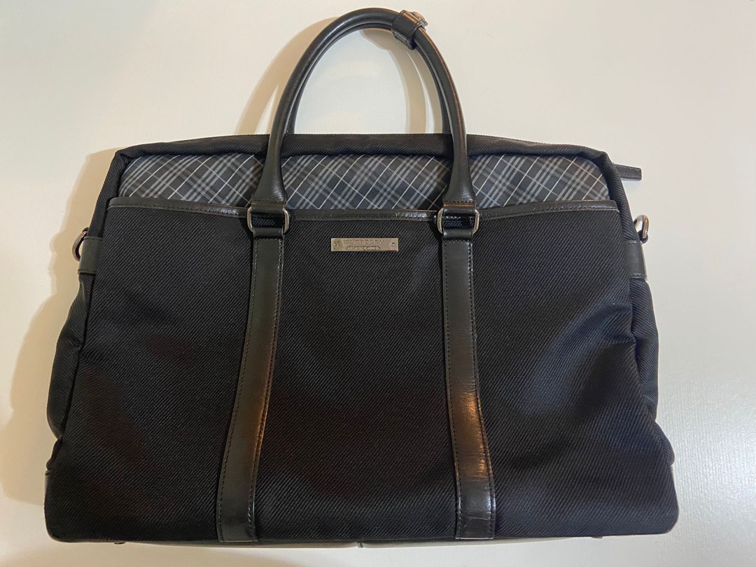 Burberry Briefcase / Laptop Bag, Men's Fashion, Bags, Briefcases on ...