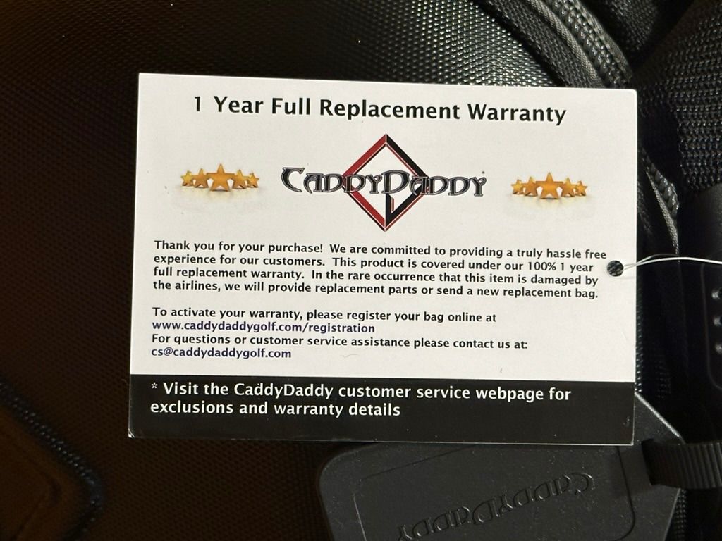 CaddyDaddy Enforcer Hard Top Golf Travel Bag, Sports Equipment, Sports