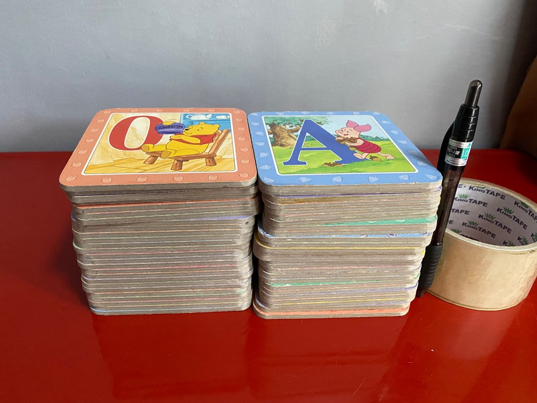 Cardboard flashcard on Carousell