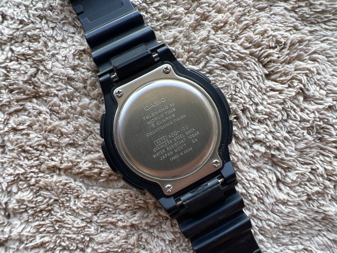 Casio telememo 2025 30 aeq 100