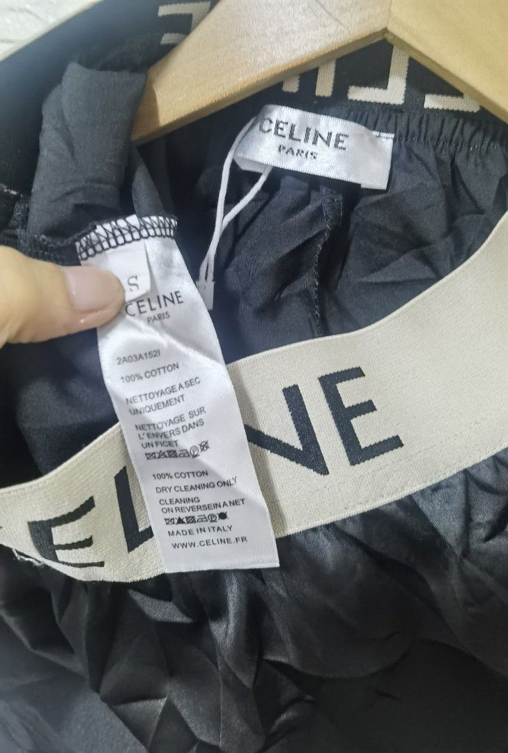 Celine brand croptop shirt🔥, Luxury, Apparel on Carousell