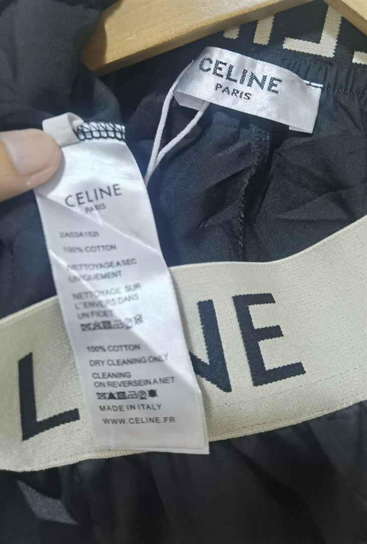 Celine brand croptop shirt🔥, Luxury, Apparel on Carousell