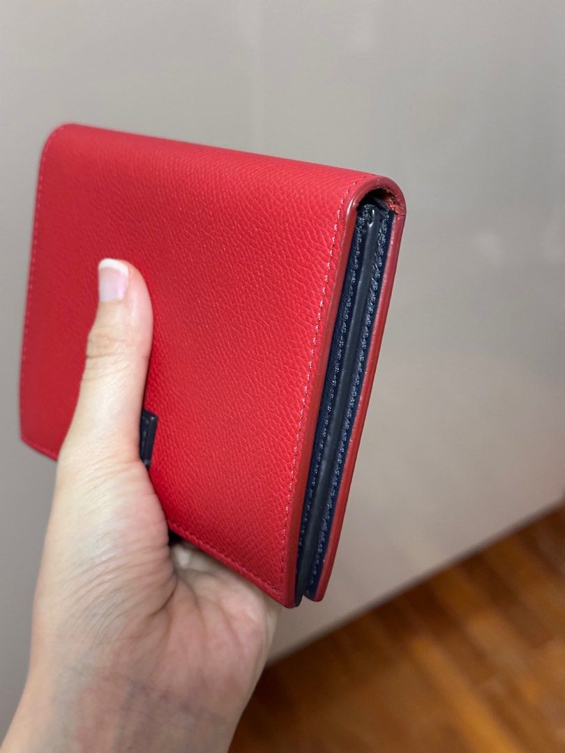 Celine shop wallet red
