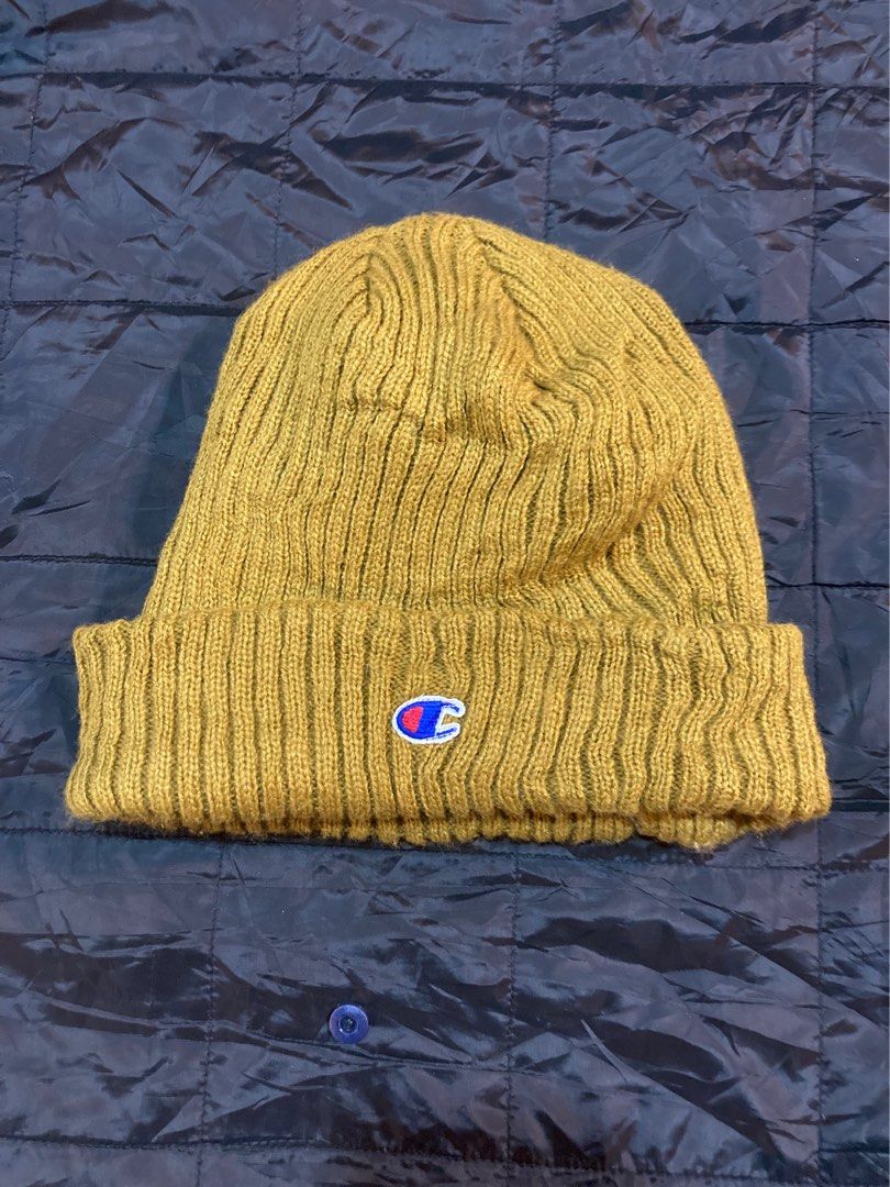 Yellow champion beanie on sale