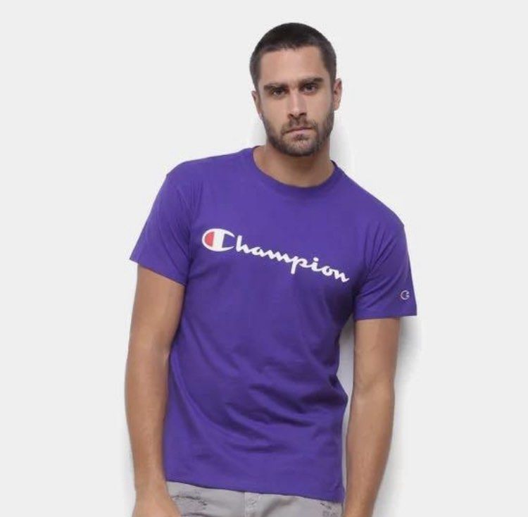 Champion Tee, 男裝, T-shirt、恤衫、有領衫- Carousell